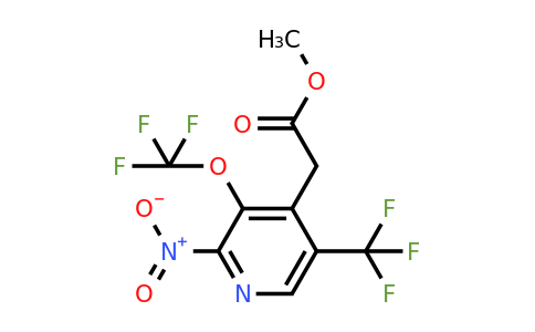 1361753-15-2 | Methyl 2-nitro-3-(trifluoromethoxy)-5-(trifluoromethyl)pyridine-4-acetate
