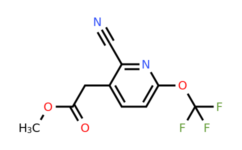1361756-61-7 | Methyl 2-cyano-6-(trifluoromethoxy)pyridine-3-acetate