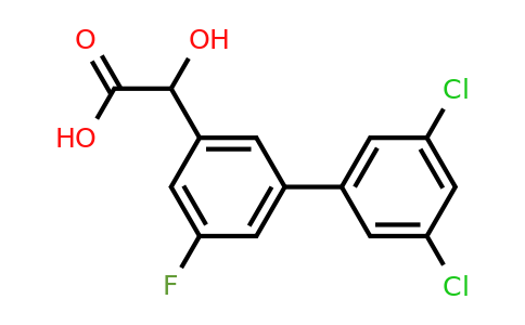 1361759-58-1 | Hydroxy-(3',5'-dichloro-5-fluoro-biphenyl-3-yl)-acetic acid