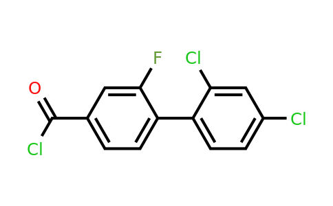 1361761-79-6 | 2',4'-Dichloro-2-fluoro-biphenyl-4-carbonyl chloride
