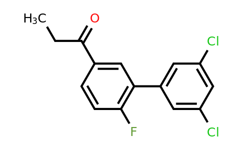 1361763-40-7 | 1-(3',5'-Dichloro-6-fluoro-biphenyl-3-yl)-propan-1-one