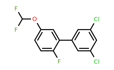 1361764-11-5 | 3,5-Dichloro-5'-difluoromethoxy-2'-fluoro-biphenyl