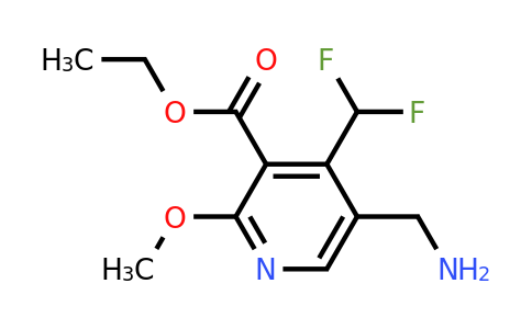 Ethyl 5-(aminomethyl)-4-(difluoromethyl)-2-methoxypyridine-3-carboxylate