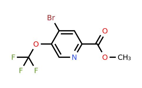 1361766-94-0 | Methyl 4-bromo-5-(trifluoromethoxy)pyridine-2-carboxylate