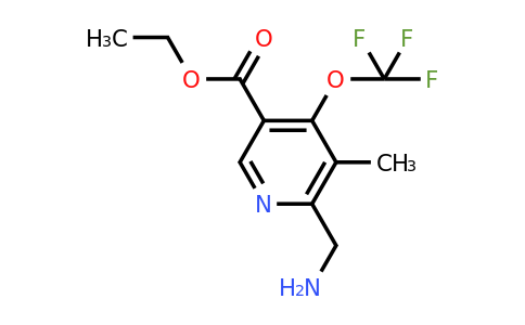 1361769-62-1 | Ethyl 2-(aminomethyl)-3-methyl-4-(trifluoromethoxy)pyridine-5-carboxylate