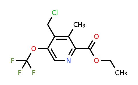 1361770-90-2 | Ethyl 4-(chloromethyl)-3-methyl-5-(trifluoromethoxy)pyridine-2-carboxylate