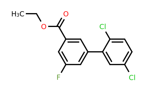 1361782-21-9 | 2',5'-Dichloro-5-fluoro-biphenyl-3-carboxylic acid ethyl ester