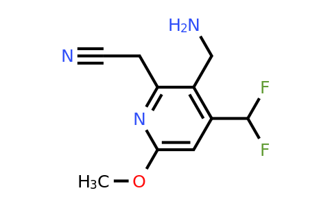 1361787-35-0 | 3-(Aminomethyl)-4-(difluoromethyl)-6-methoxypyridine-2-acetonitrile