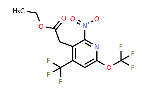 1361788-96-6 | Ethyl 2-nitro-6-(trifluoromethoxy)-4-(trifluoromethyl)pyridine-3-acetate