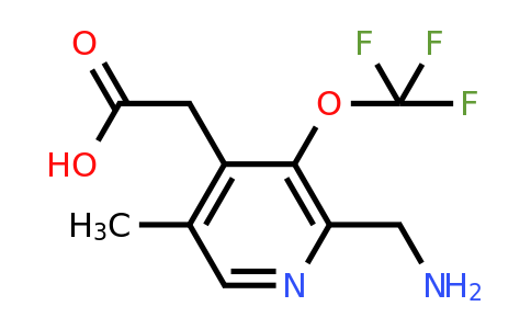 1361792-87-1 | 2-(Aminomethyl)-5-methyl-3-(trifluoromethoxy)pyridine-4-acetic acid