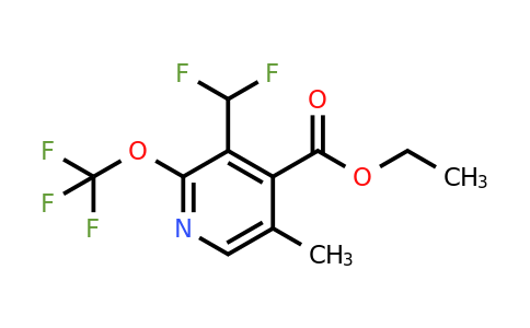 1361793-47-6 | Ethyl 3-(difluoromethyl)-5-methyl-2-(trifluoromethoxy)pyridine-4-carboxylate