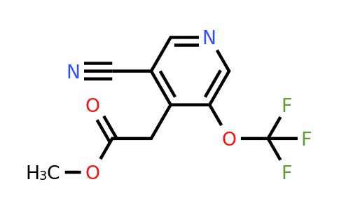 1361796-10-2 | Methyl 3-cyano-5-(trifluoromethoxy)pyridine-4-acetate