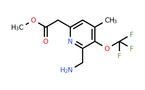 1361801-60-6 | Methyl 2-(aminomethyl)-4-methyl-3-(trifluoromethoxy)pyridine-6-acetate