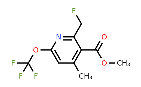 1361804-10-5 | Methyl 2-(fluoromethyl)-4-methyl-6-(trifluoromethoxy)pyridine-3-carboxylate