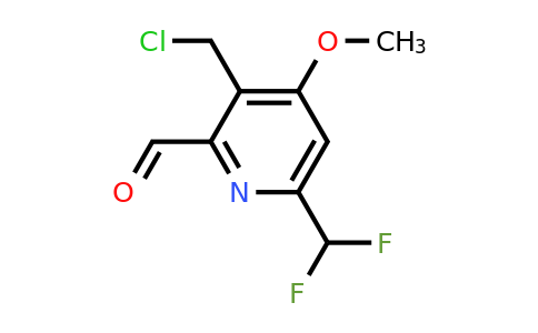 3-(Chloromethyl)-6-(difluoromethyl)-4-methoxypyridine-2-carboxaldehyde