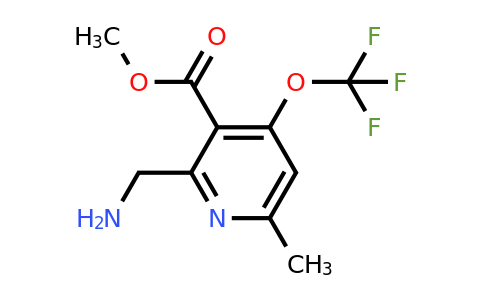1361806-88-3 | Methyl 2-(aminomethyl)-6-methyl-4-(trifluoromethoxy)pyridine-3-carboxylate
