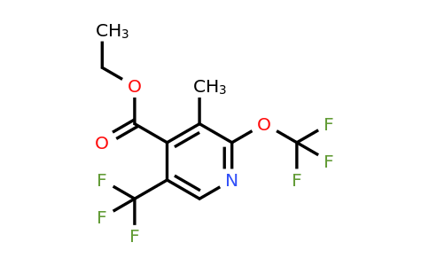 1361806-97-4 | Ethyl 3-methyl-2-(trifluoromethoxy)-5-(trifluoromethyl)pyridine-4-carboxylate