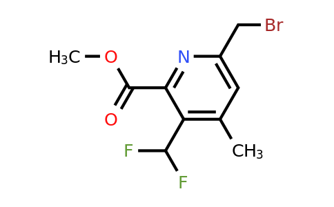 Methyl 6-(bromomethyl)-3-(difluoromethyl)-4-methylpyridine-2-carboxylate
