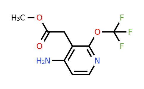 Methyl 4-amino-2-(trifluoromethoxy)pyridine-3-acetate