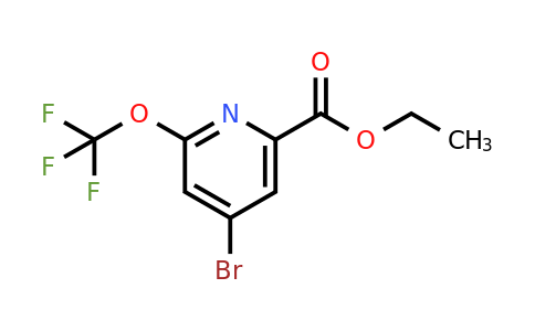 1361825-87-7 | Ethyl 4-bromo-2-(trifluoromethoxy)pyridine-6-carboxylate