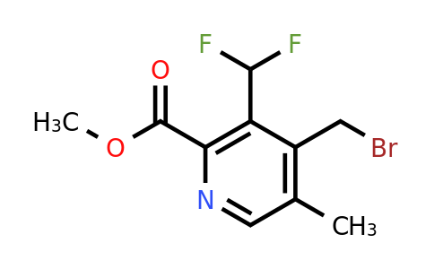 Methyl 4-(bromomethyl)-3-(difluoromethyl)-5-methylpyridine-2-carboxylate