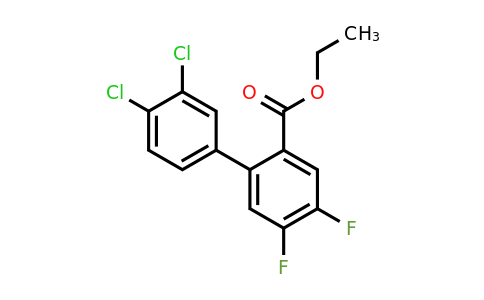 1361830-50-3 | 3',4'-Dichloro-4,5-difluoro-biphenyl-2-carboxylic acid ethyl ester