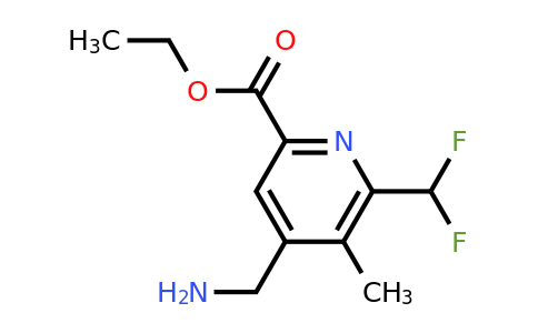 1361831-48-2 | Ethyl 4-(aminomethyl)-2-(difluoromethyl)-3-methylpyridine-6-carboxylate