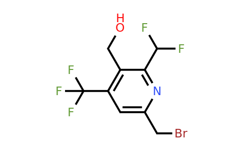 6-(Bromomethyl)-2-(difluoromethyl)-4-(trifluoromethyl)pyridine-3-methanol