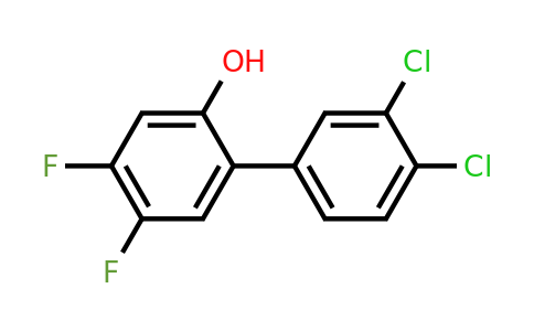 1361836-58-9 | 3',4'-Dichloro-4,5-difluoro-biphenyl-2-ol