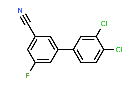 1361836-81-8 | 3',4'-Dichloro-5-fluoro-biphenyl-3-carbonitrile