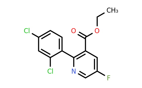 1361840-56-3 | Ethyl 2-(2,4-dichlorophenyl)-5-fluoronicotinate