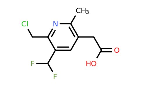 1361841-89-5 | 2-(Chloromethyl)-3-(difluoromethyl)-6-methylpyridine-5-acetic acid