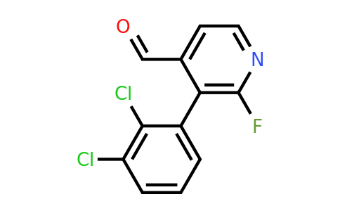 3-(2,3-Dichlorophenyl)-2-fluoroisonicotinaldehyde