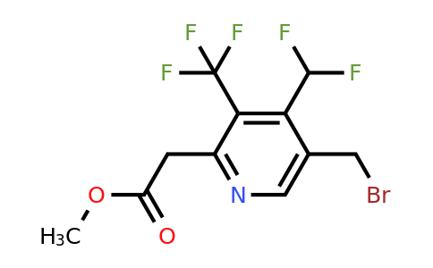 1361849-06-0 | Methyl 5-(bromomethyl)-4-(difluoromethyl)-3-(trifluoromethyl)pyridine-2-acetate