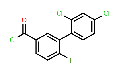 1361849-77-5 | 2',4'-Dichloro-6-fluoro-biphenyl-3-carbonyl chloride