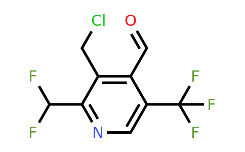 3-(Chloromethyl)-2-(difluoromethyl)-5-(trifluoromethyl)pyridine-4-carboxaldehyde