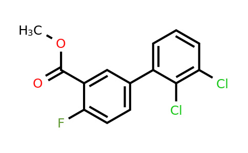 1361865-80-6 | 2',3'-Dichloro-4-fluoro-biphenyl-3-carboxylic acid methyl ester