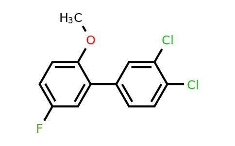1361869-87-5 | 3,4-Dichloro-5'-fluoro-2'-methoxy-biphenyl