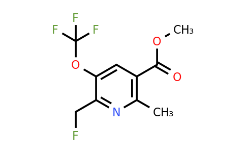 1361871-56-8 | Methyl 2-(fluoromethyl)-6-methyl-3-(trifluoromethoxy)pyridine-5-carboxylate