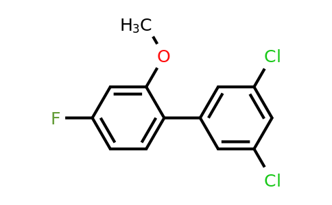 1361871-80-8 | 3,5-Dichloro-4'-fluoro-2'-methoxy-biphenyl
