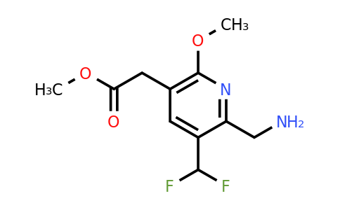 1361873-20-2 | Methyl 2-(aminomethyl)-3-(difluoromethyl)-6-methoxypyridine-5-acetate