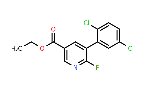 Ethyl 5-(2,5-dichlorophenyl)-6-fluoronicotinate