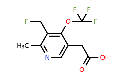 3-(Fluoromethyl)-2-methyl-4-(trifluoromethoxy)pyridine-5-acetic acid