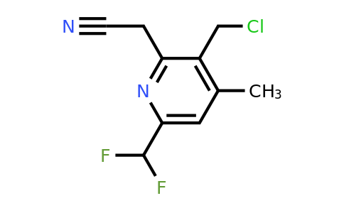 1361884-34-5 | 3-(Chloromethyl)-6-(difluoromethyl)-4-methylpyridine-2-acetonitrile