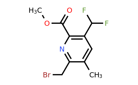 Methyl 2-(bromomethyl)-5-(difluoromethyl)-3-methylpyridine-6-carboxylate