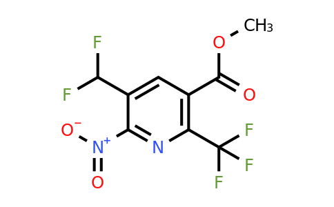 1361886-02-3 | Methyl 3-(difluoromethyl)-2-nitro-6-(trifluoromethyl)pyridine-5-carboxylate