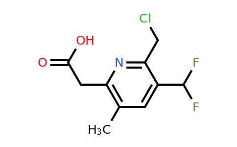 1361903-06-1 | 2-(Chloromethyl)-3-(difluoromethyl)-5-methylpyridine-6-acetic acid