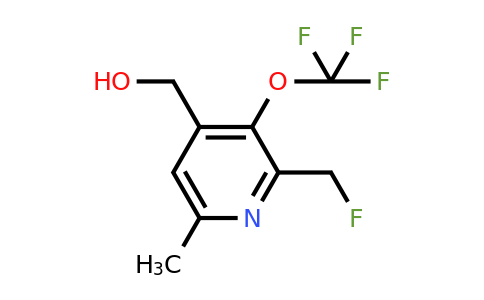 2-(Fluoromethyl)-6-methyl-3-(trifluoromethoxy)pyridine-4-methanol