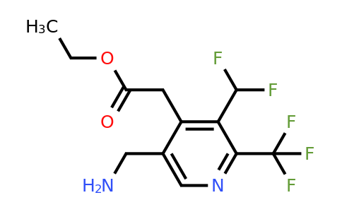 1361905-83-0 | Ethyl 5-(aminomethyl)-3-(difluoromethyl)-2-(trifluoromethyl)pyridine-4-acetate