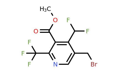 Methyl 5-(bromomethyl)-4-(difluoromethyl)-2-(trifluoromethyl)pyridine-3-carboxylate